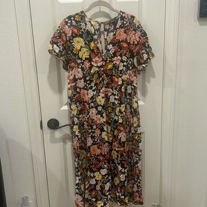 Torrid Floral Midi Dress *Size 1/XL*